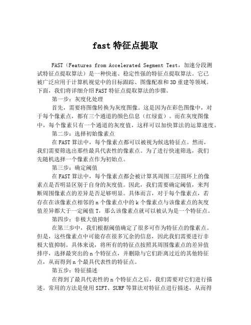 fast特征点提取