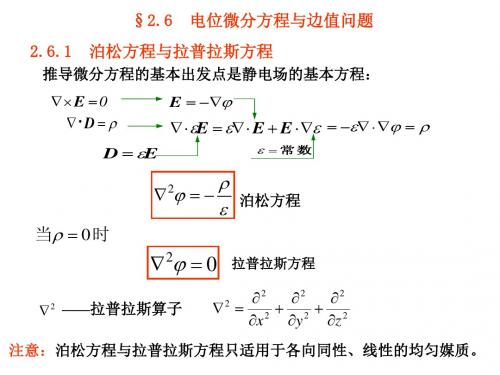 §26 静电场边值问题  唯一性定理