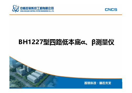 中核控制 bh1227型四路低本底α、β测量仪 说明书