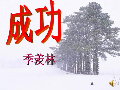 九年级语文成功(新编教材)