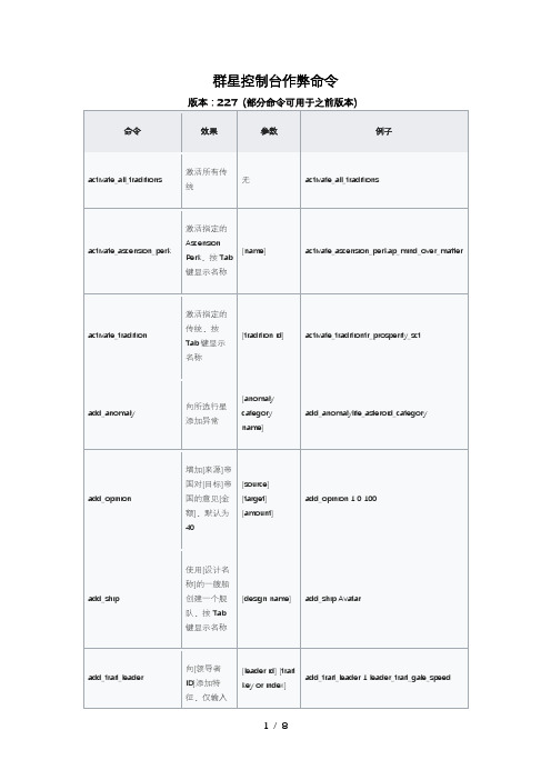 群星2.2.7控制台作弊命令