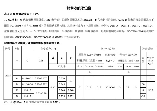 焊接材料知识,焊工知识汇编