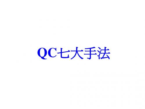 QC七大手法讲义