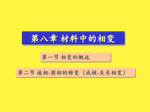 材料中的相变