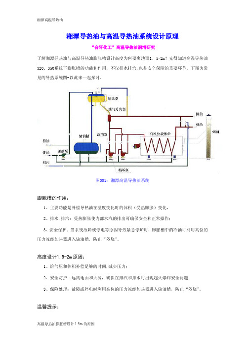 湘潭导热油,高温导热油系统设计原理