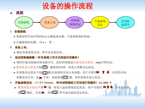 高温炉操作演示指导书详解