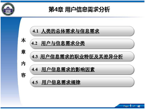 用户信息需求分析