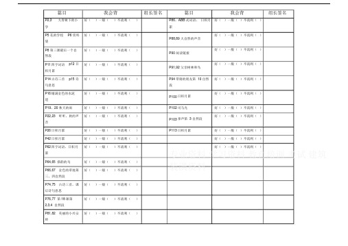 部编版三年级上册语文背诵表