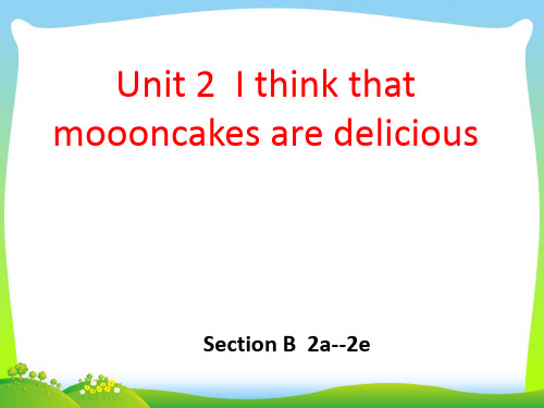 人教九年级英语 Unit2Section B 2a--2e(共11张PPT).ppt