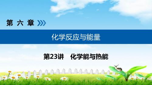 2019年高考化学一轮复习课件：第六章 化学反应与能量 第23讲 考点4