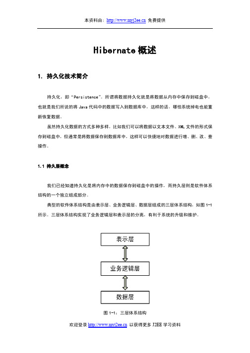 Hibernate概述