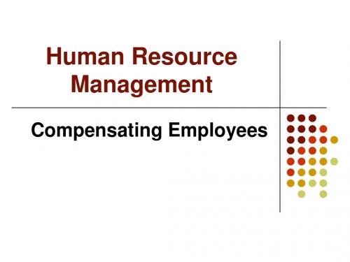 Compensation-HR Practice