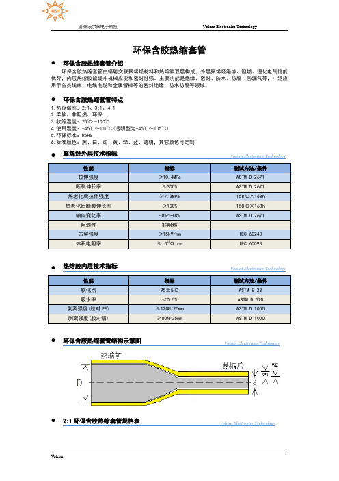 环保含胶热缩管