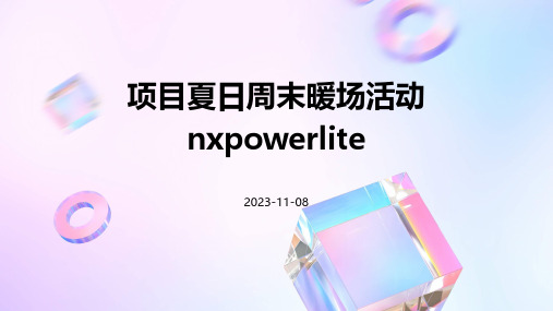 项目夏日周末暖场活动NXPowerLite