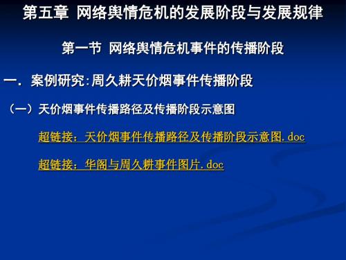 ●课件5：第五章 网络舆情危机的发展阶段与发展规律