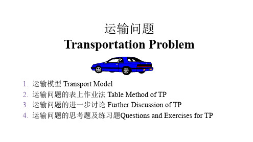 运筹学 04 运输问题