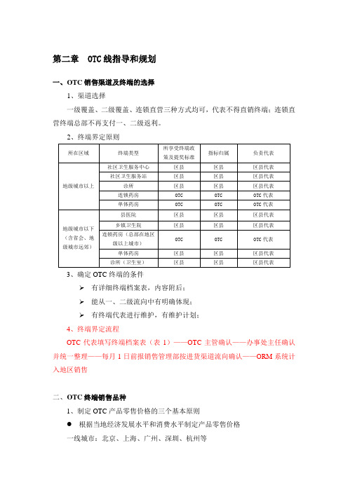 OTC管理方案