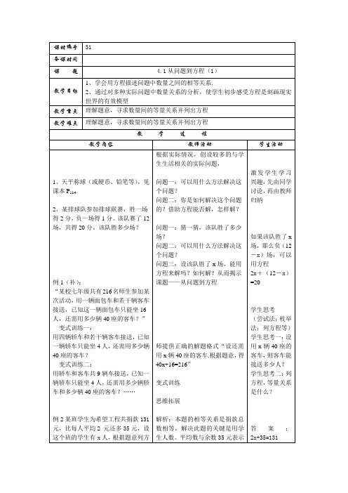 4.1从问题到方程(1)