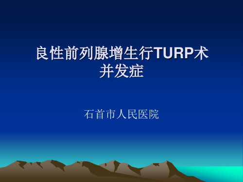 TURP最终总结