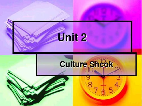 泛读 unit 2 culture shock