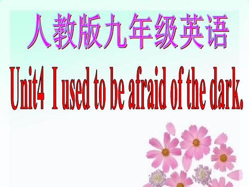 新目标人教版九年级全一册英语《Unit4__I_used_to_be_afraid_of_the_d