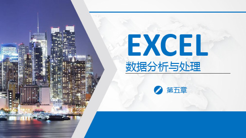 Excel2016数据处理与分析 第05章 数据整理