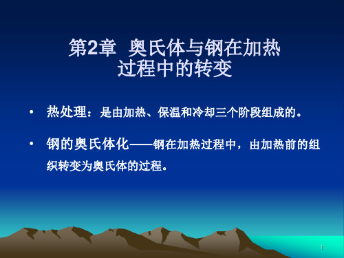 第2章奥氏体与钢在加热过程中的转变.