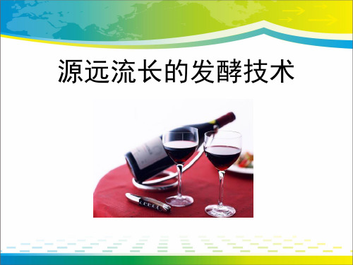 《源远流长的发酵技术》PPT【完美版课件】