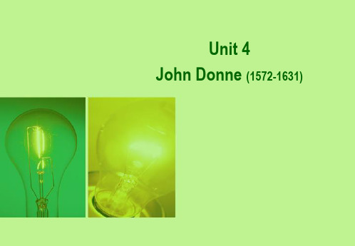 john_donne  the flea生平+ 作品+分析 很详尽 双语