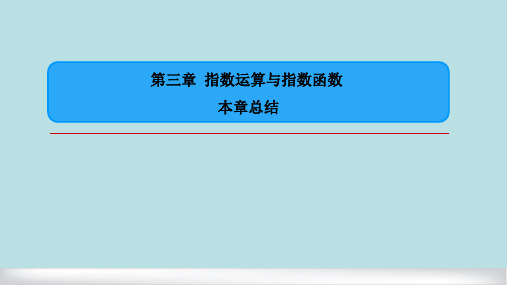 高中数学指数运算与指数函数课件