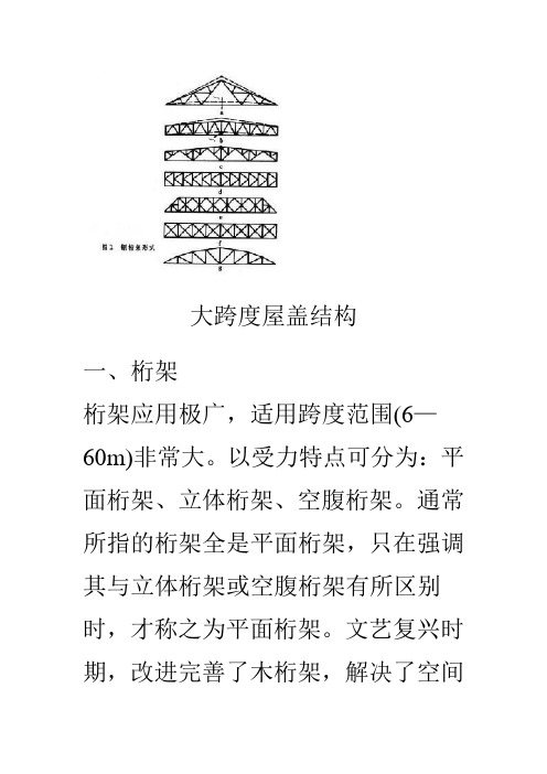 大跨度屋盖结构