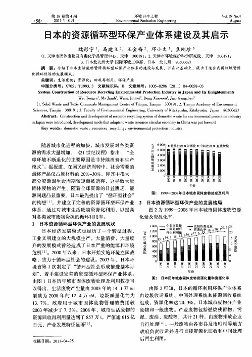 日本的资源循环型环保产业体系建设及其启示