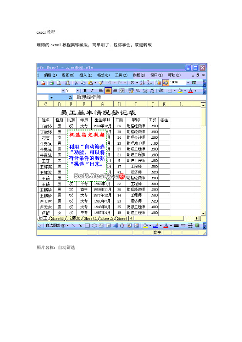 excel教程-教你做表格(史上最全)