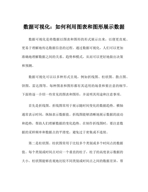 数据可视化：如何利用图表和图形展示数据