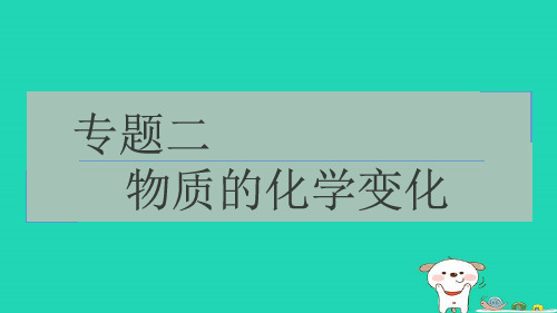 2024九年级化学下册专题二第3讲复分解反应习题课件沪教版