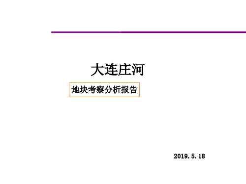 2019年大连庄河地块考察分析报告