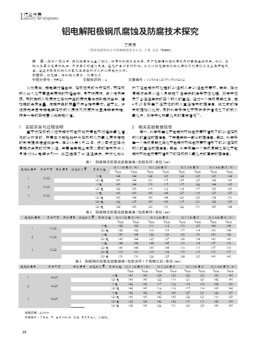 铝电解阳极钢爪腐蚀及防腐技术探究
