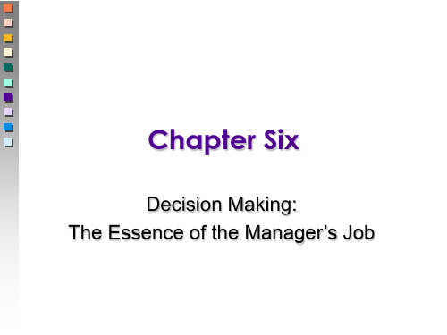 principle of management——Decision Making