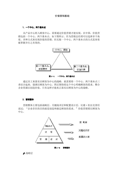 以客户为中心的价值营销策略