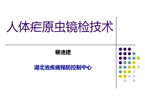 人体疟原虫镜检技术