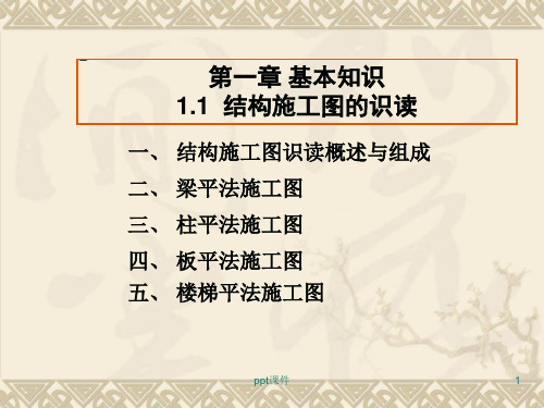 结构施工图识读与平法基础知识  ppt课件