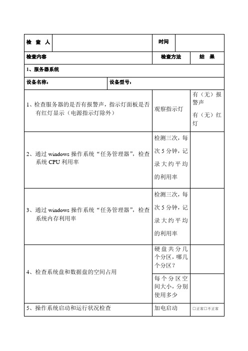 运维报告 周报 