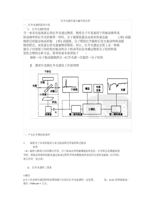 红外光谱在席夫碱中的应用