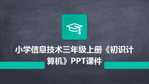 2024版小学信息技术三年级上册《初识计算机》PPT课件