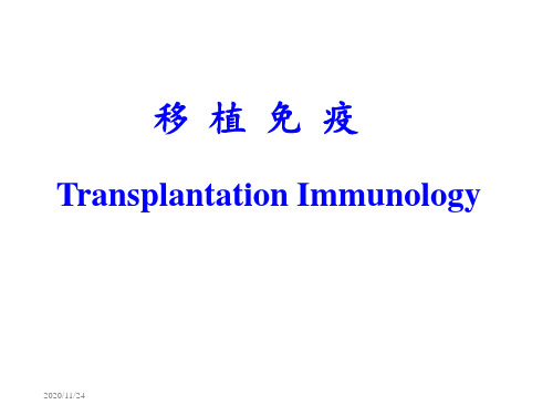 移植免疫  ppt课件