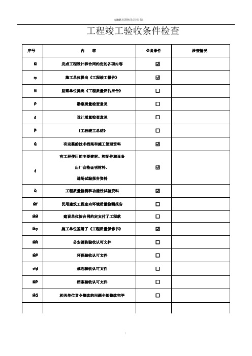 装饰装修工程竣工资料全套