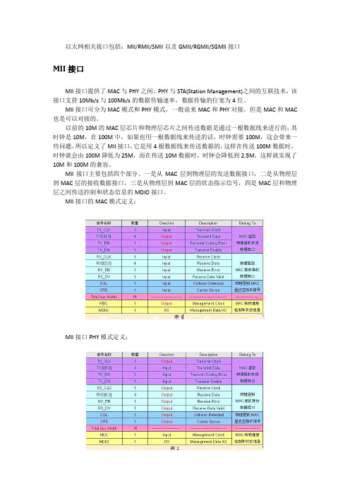 (完整版)以太网接口分析