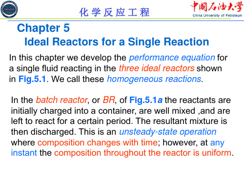 化学反应工程英文课件Chapter 5