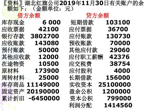 经济业务核算习题及答案