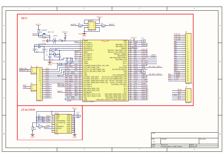 ALIENTEK MiniSTM32开发板原理图